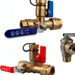 Janhemei 3/4 Inch Water Heater Valve Kit Brass Lead-0