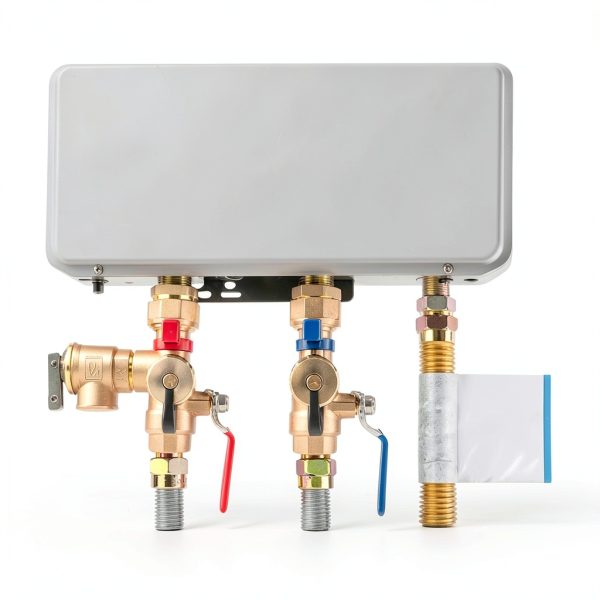 Janhemei 3/4 Inch Water Heater Valve Kit Brass Lead-4