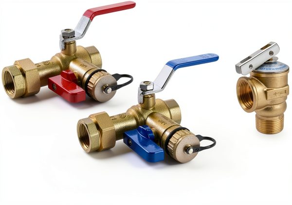 HYDRO MASTER Brass Water Heater Valves 0.75 Inch Lead Free-5