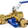 HYDRO MASTER Brass Water Heater Valves 0.75 Inch Lead Free-2