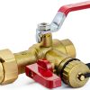 HYDRO MASTER Brass Water Heater Valves 0.75 Inch Lead Free-1