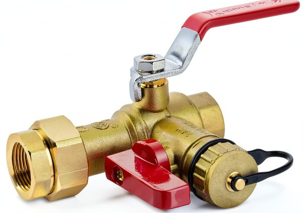 HYDRO MASTER Brass Water Heater Valves 0.75 Inch Lead Free-1