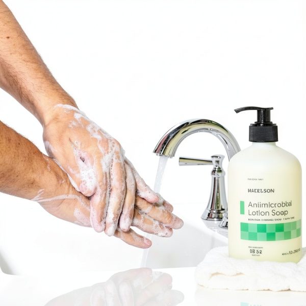 McKesson Antimicrobial Lotion Hand Soap with Aloe 18 oz Herbal Scent-7
