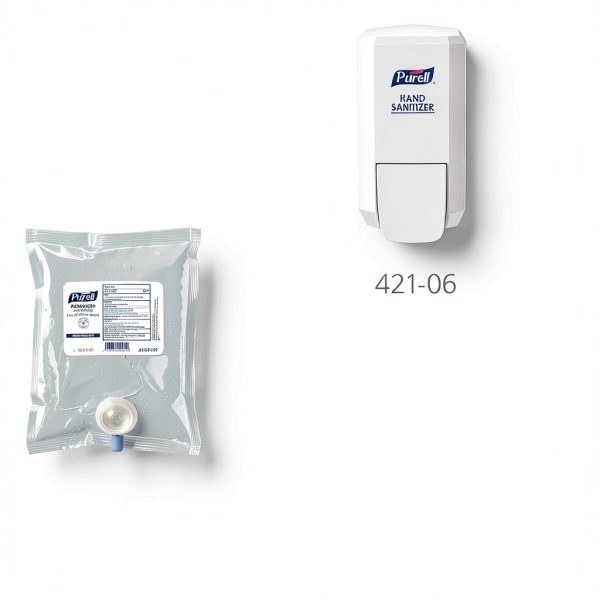 PURELL Advanced Hand Sanitizer Fragrance Free 1000 mL Pack of 8-2
