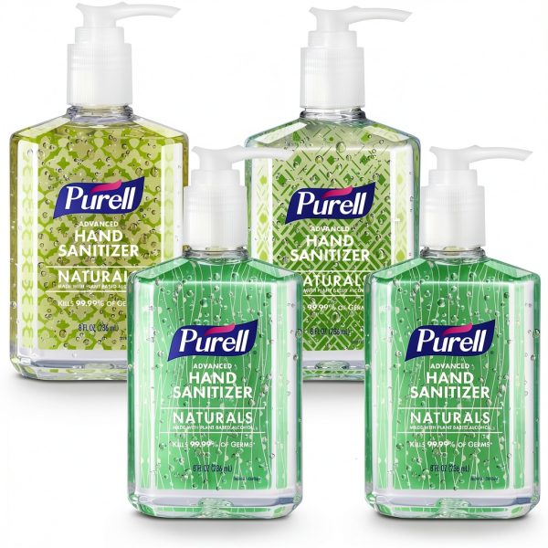 PURELL Advanced Hand Sanitizer Naturals 8 oz Citrus Pump - Pack of 4-0