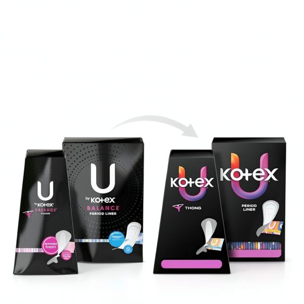 U by Kotex Balance Daily Wrapped Panty Liners Absorbency 450 Count-2