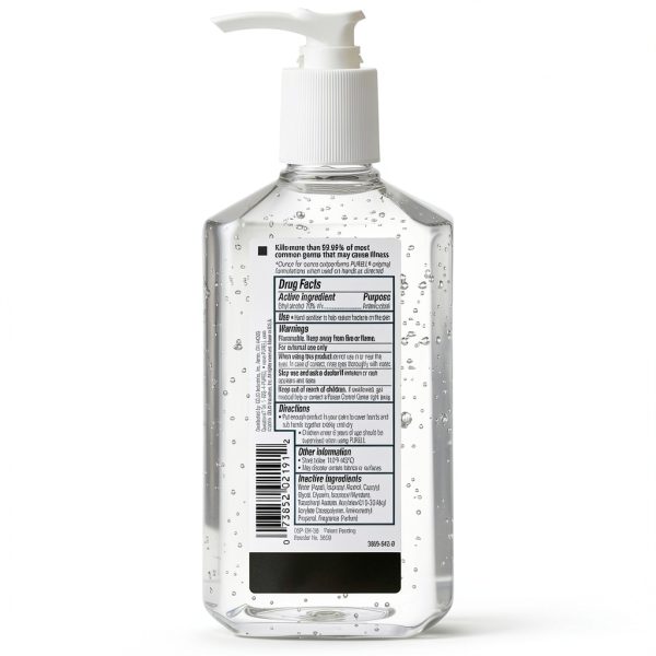 PURELL Advanced Hand Sanitizer Refreshing Gel, Clean Scent, 12 fl oz Pump Bottle (Pack of 12) - 3659-12-6