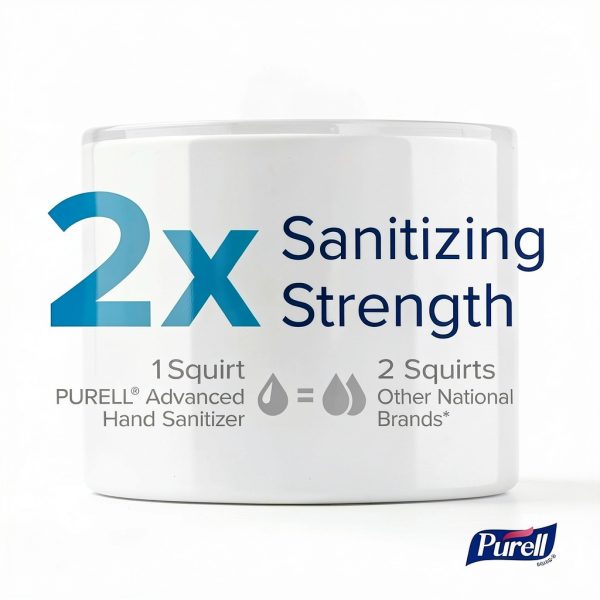PURELL Advanced Hand Sanitizer Naturals 8 oz Citrus Pump - Pack of 4-4