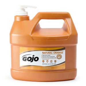 GOJO Natural Orange Pumice Hand Cleaner 64 Fl Oz Quick‑Acting Lotion-0