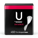 U by Kotex Balance Daily Wrapped Panty Liners Absorbency 450 Count-0
