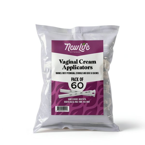 Disposable Plastic Vaginal Cream Applicators NewLife Naturals 60 Pack-4